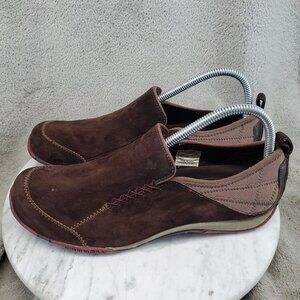 Merrell Shoes Womens Size 9 Coffee Bean Brown Suede Bisect Loafer